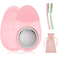 Los mejores  - VKK Cepillo limpieza facial - Dispositivo Eléctrico de Silicona Para Desmaquillador y Masaje- Cepillo Ultrafino de 0-5…